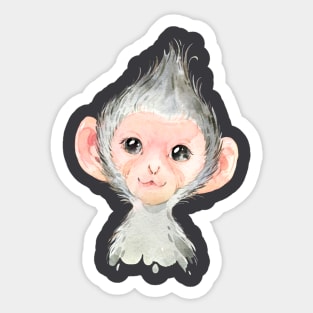 Cutest Monkey Design Ever! Sticker
